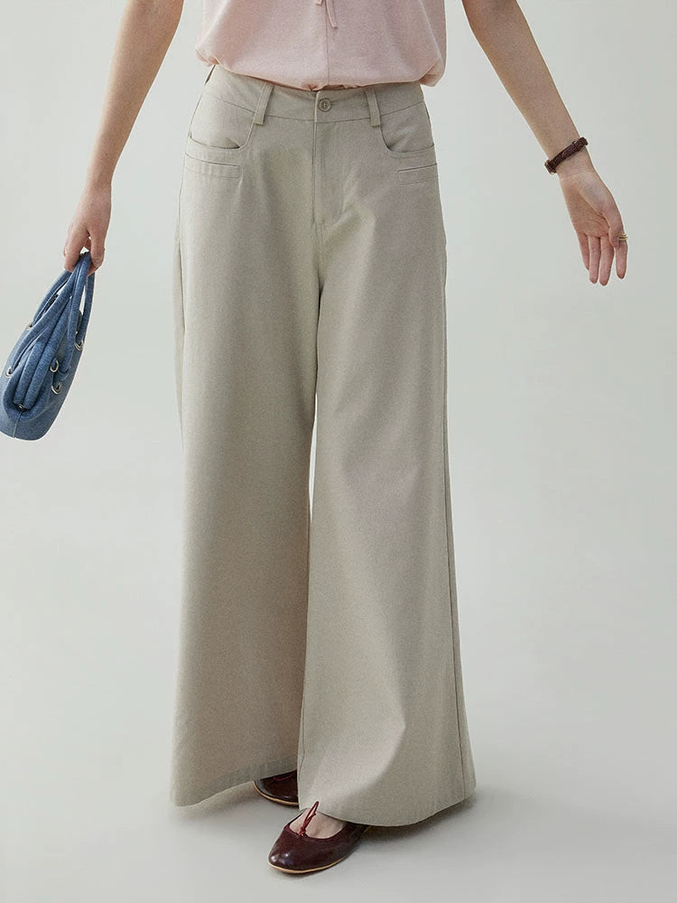 VOOE Japanese Loose-fitting Wide-leg Casual Flared Pants