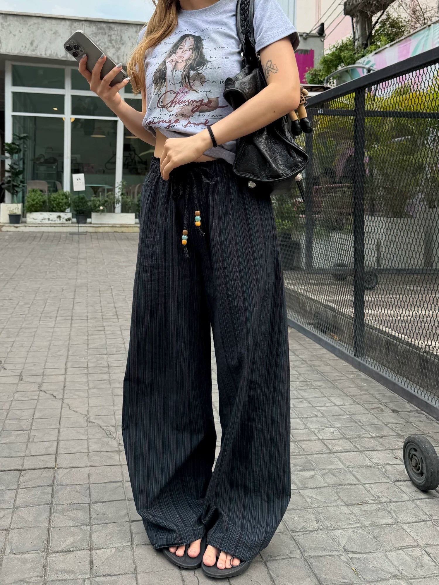 CCYE Striped Thin Casual Pants