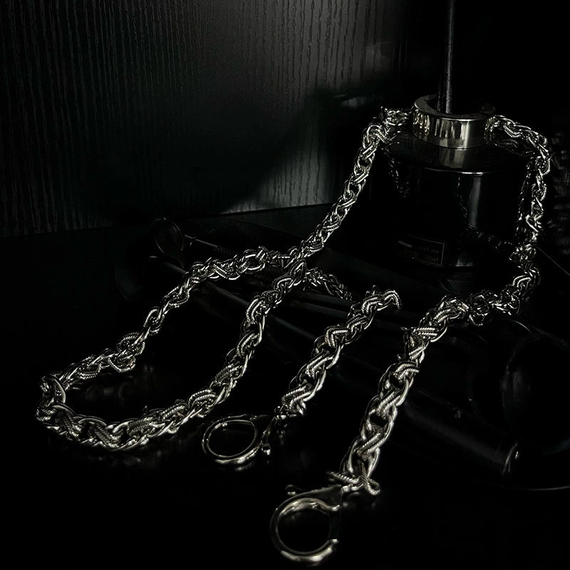 JCAESAR Snake Bone Trouser Chain