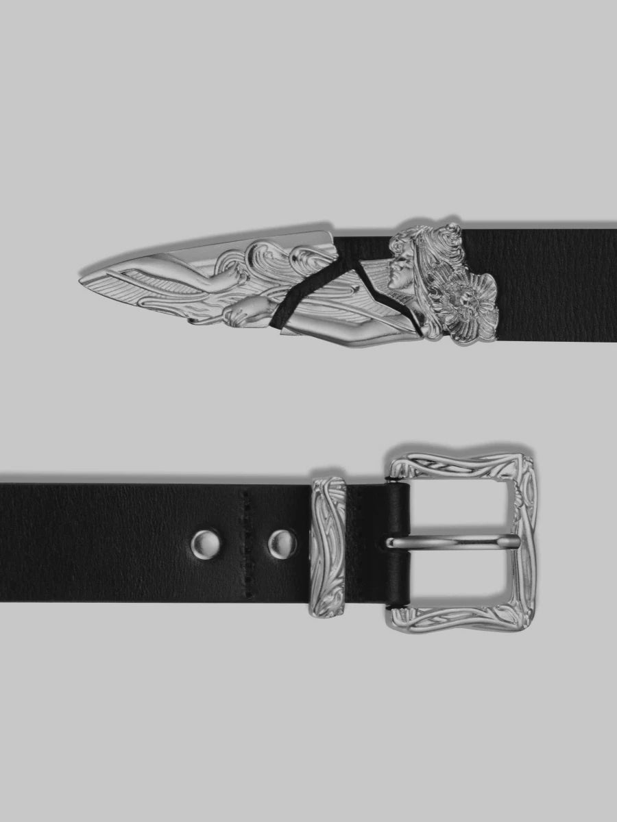 AMBSOM Three-dimensional Relief Premium Feeling Belt