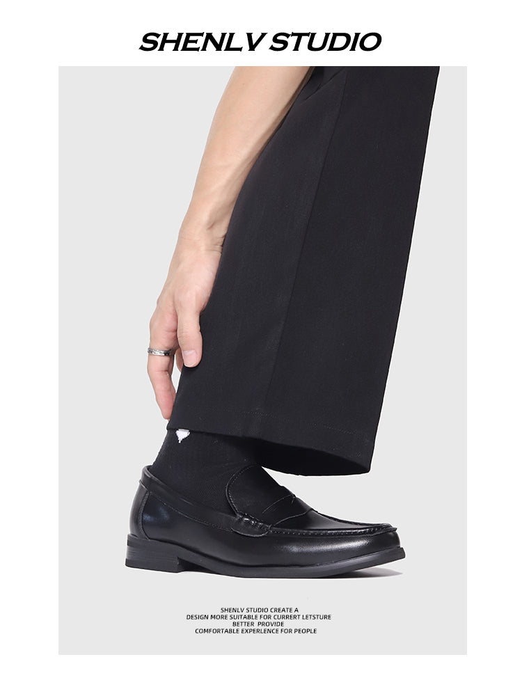 SHENLV STUDIO Business One-pedal Loafers