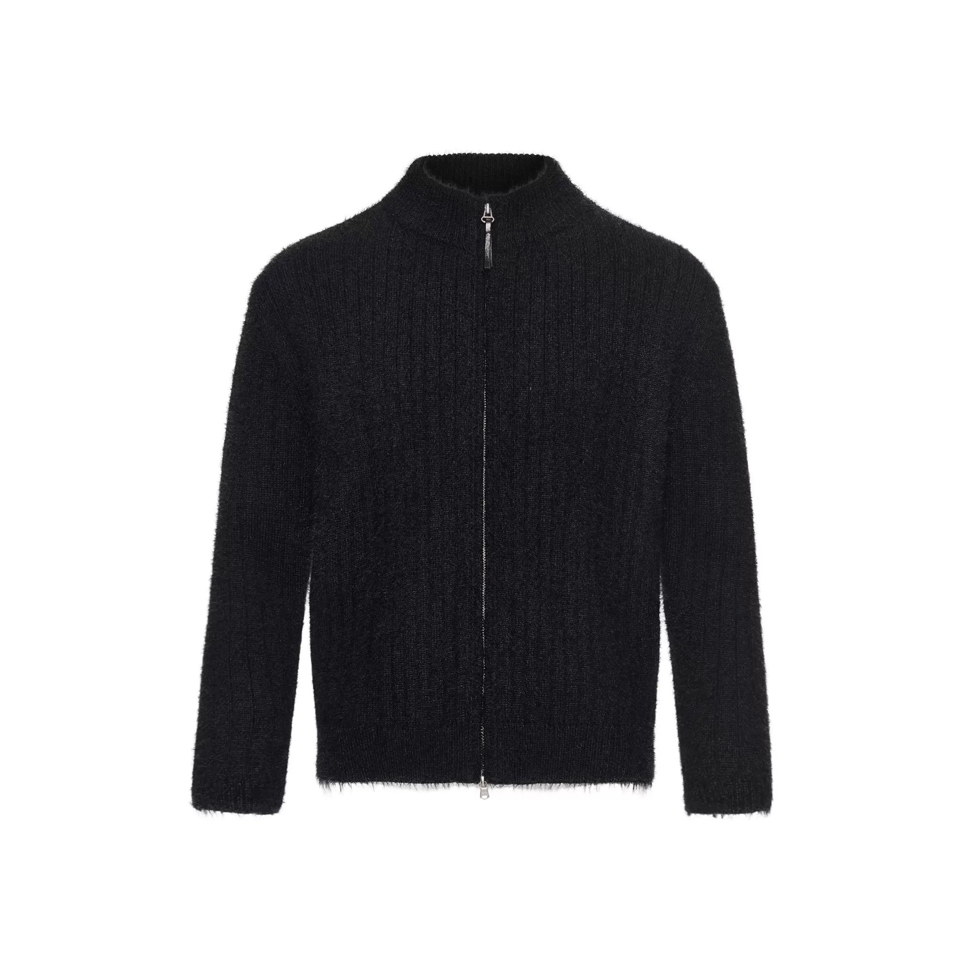 SOUTHFISH Crew Neck Slack Cardigan Sweater