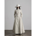 INDULGE Rough-edged Waist-strapped Trench Coat