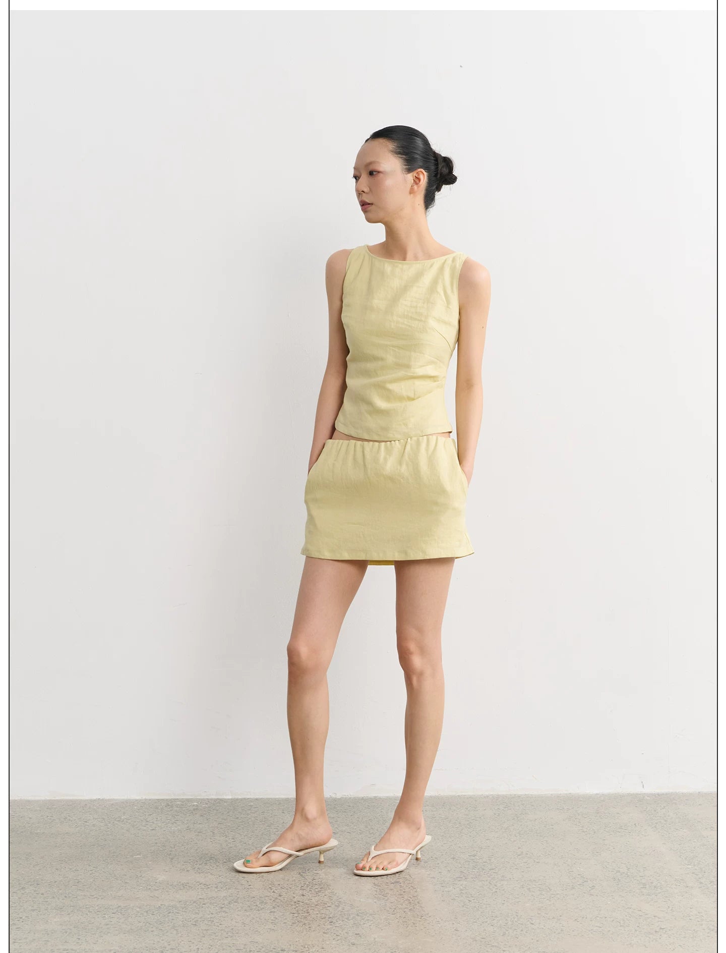 LINY LIBERTY Elastic Waist Versatile Skirt