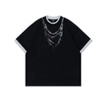 #OVDY Jewelry Antibacterial 2025 New Double Crew Neck Tee