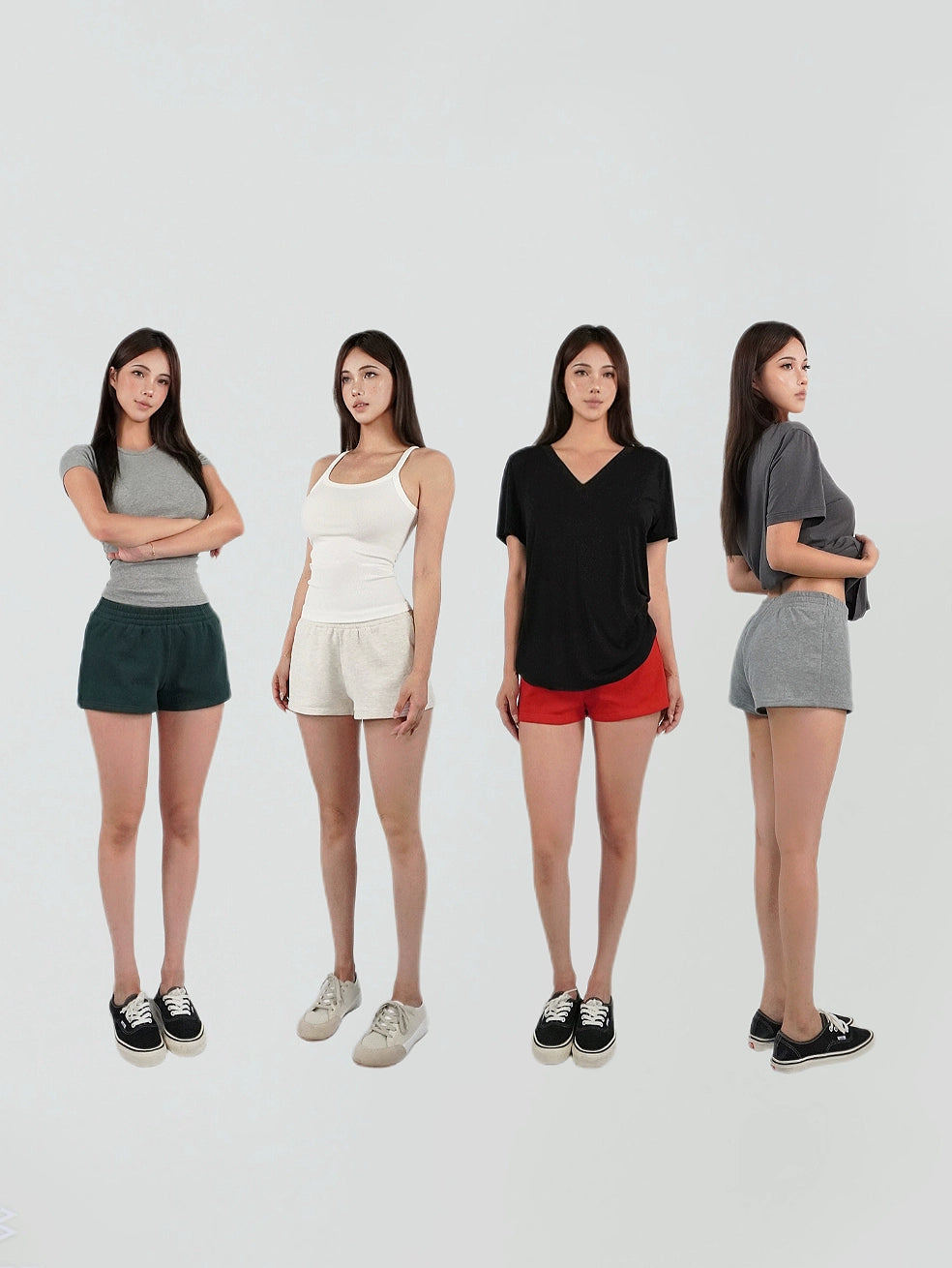 Jim Kennet Low-rise Casual Sports Shorts