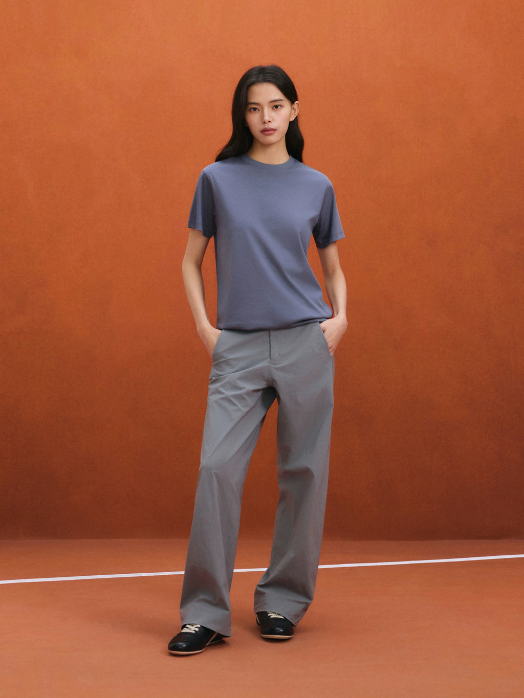 NO LOGO Loose Straight Light and Quick-drying Trousers