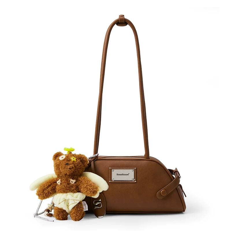 SmoSmos Original Design Bowling Leather Bag