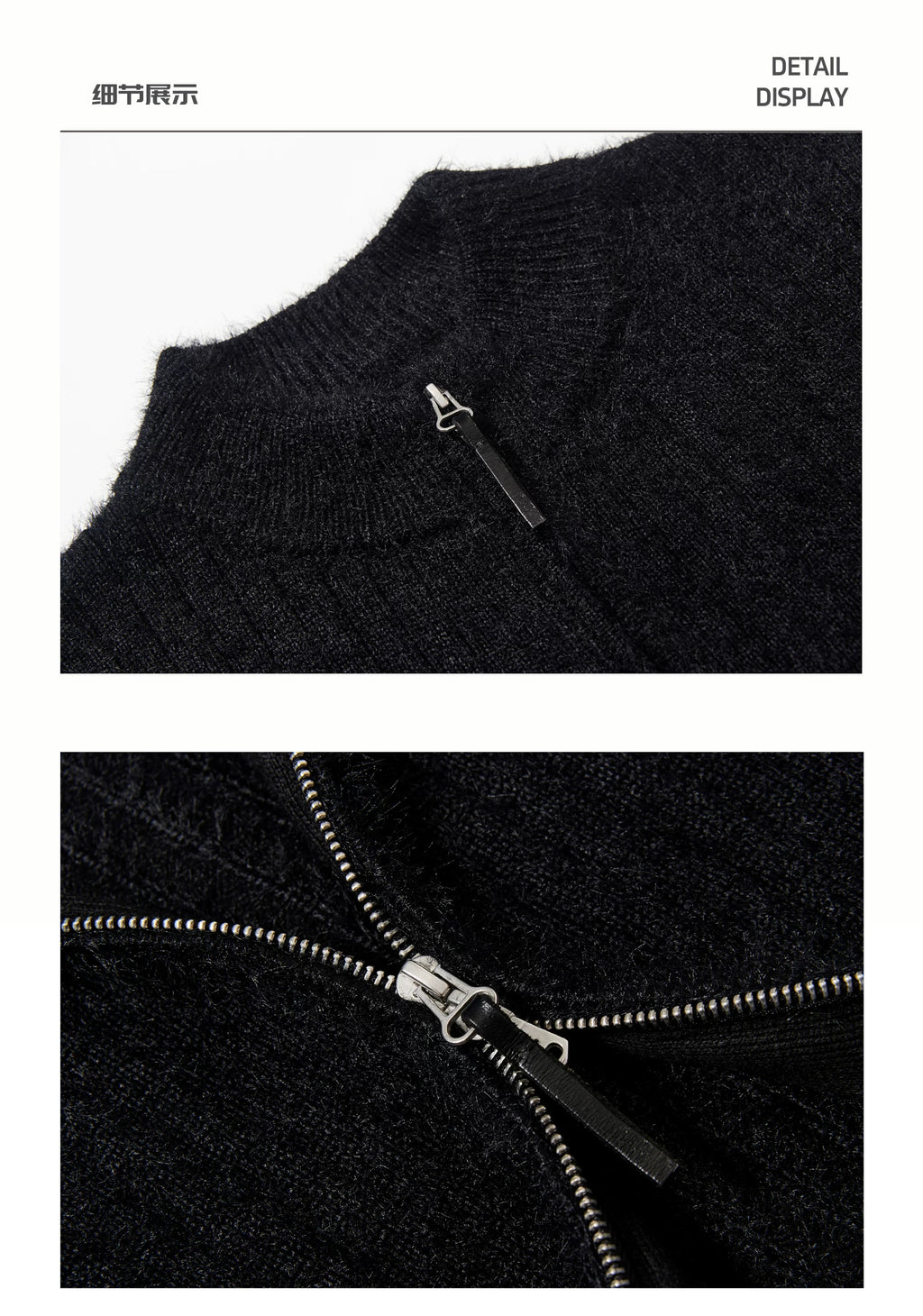 SOUTHFISH Crew Neck Slack Cardigan Sweater