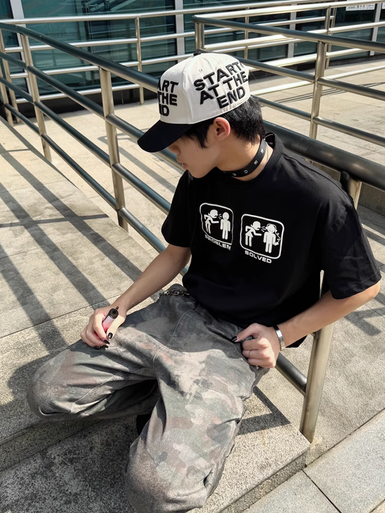 [KONOOT] (from the finish line) Color matching micro-curved baseball hat