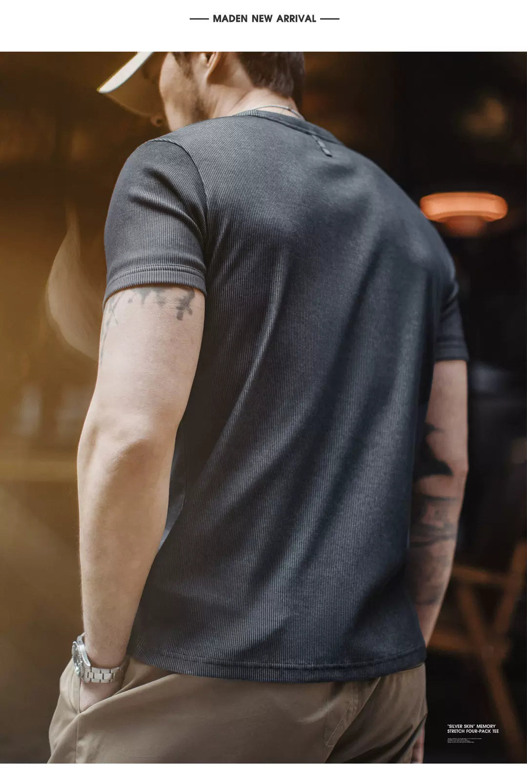 MADEN Slim Versatile Casual Tee