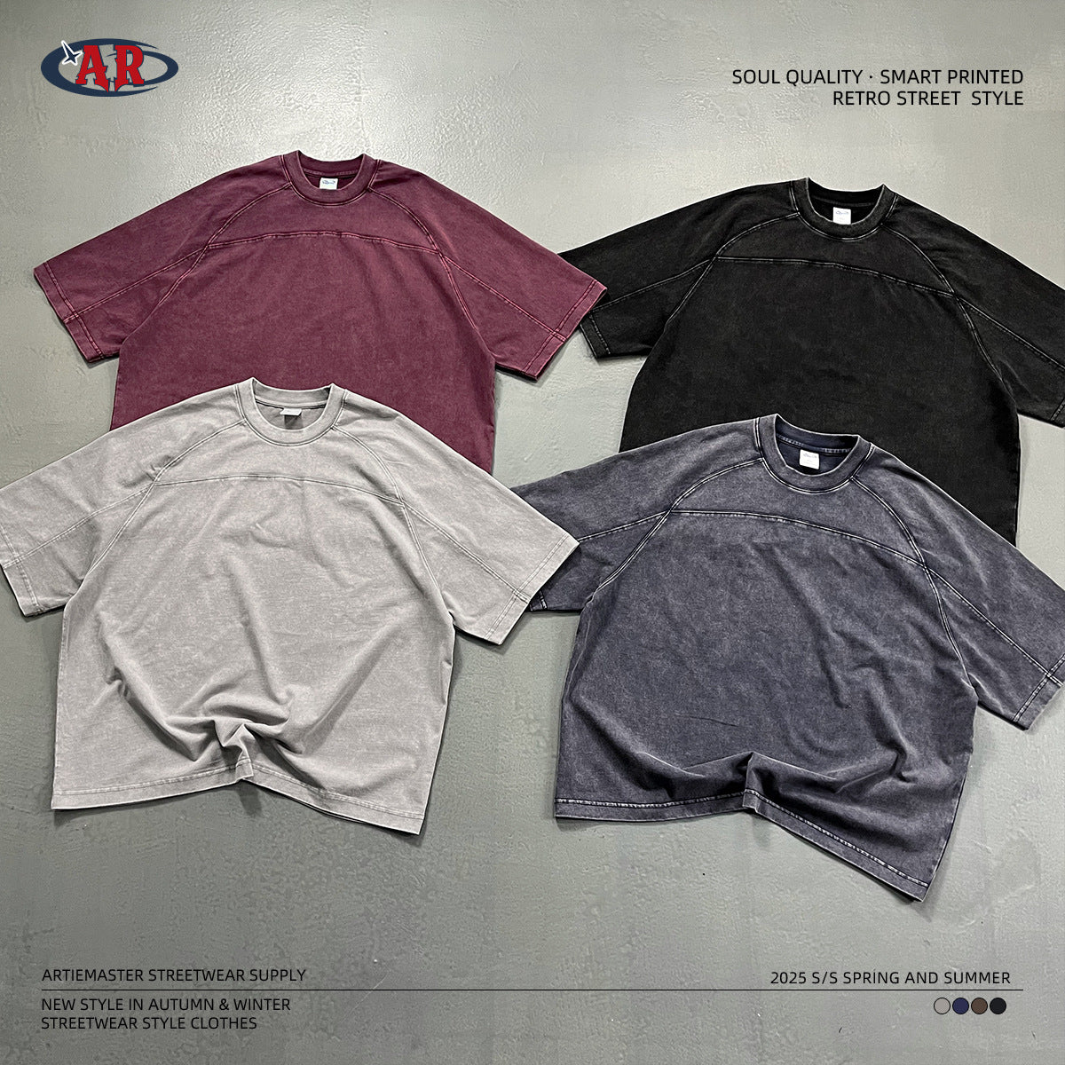 ARTIE Batik Old Rubber Sleeve Personalized Tee