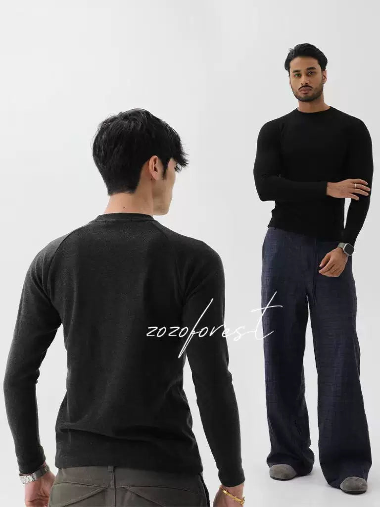 ZOZO FOREST Commuter Simple Warm Bottom Sweater