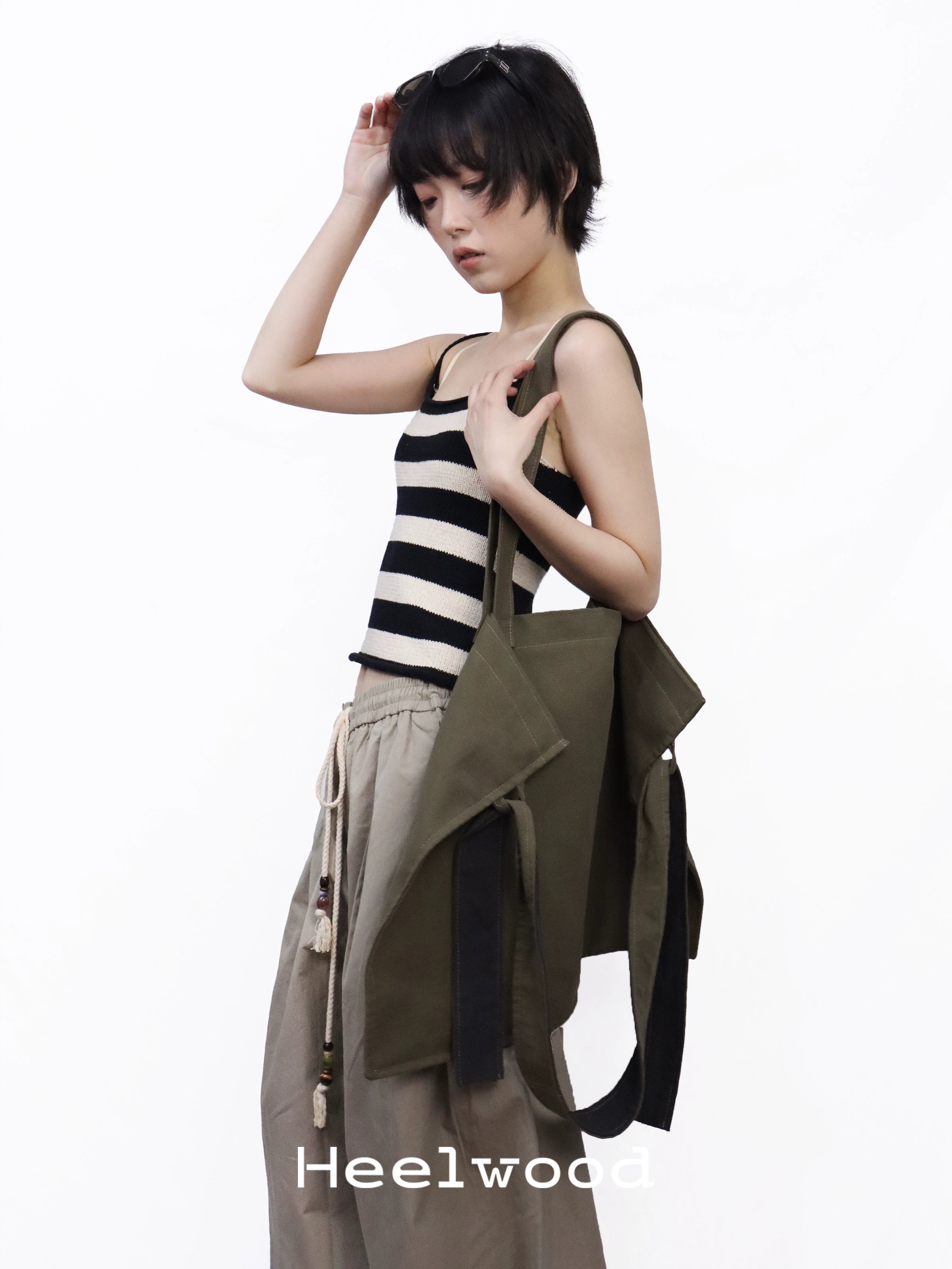 Heelwood Jacquard Large Capacity Tote Shoulder Crossbody Bag