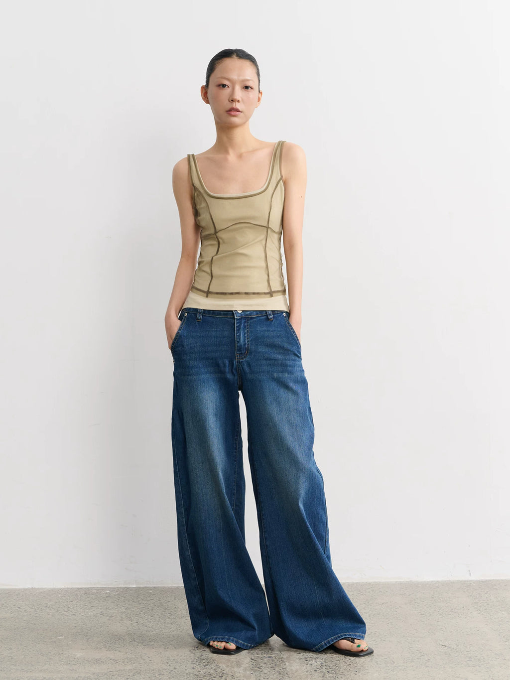 LINY LIBERTY Vintage Skinny Versatile Straight Jeans