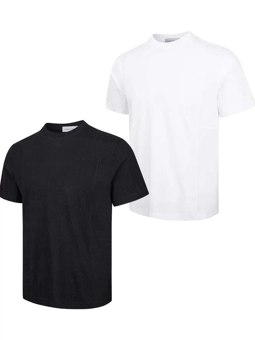 EME Front Shoulder Splicing Breathable Tee