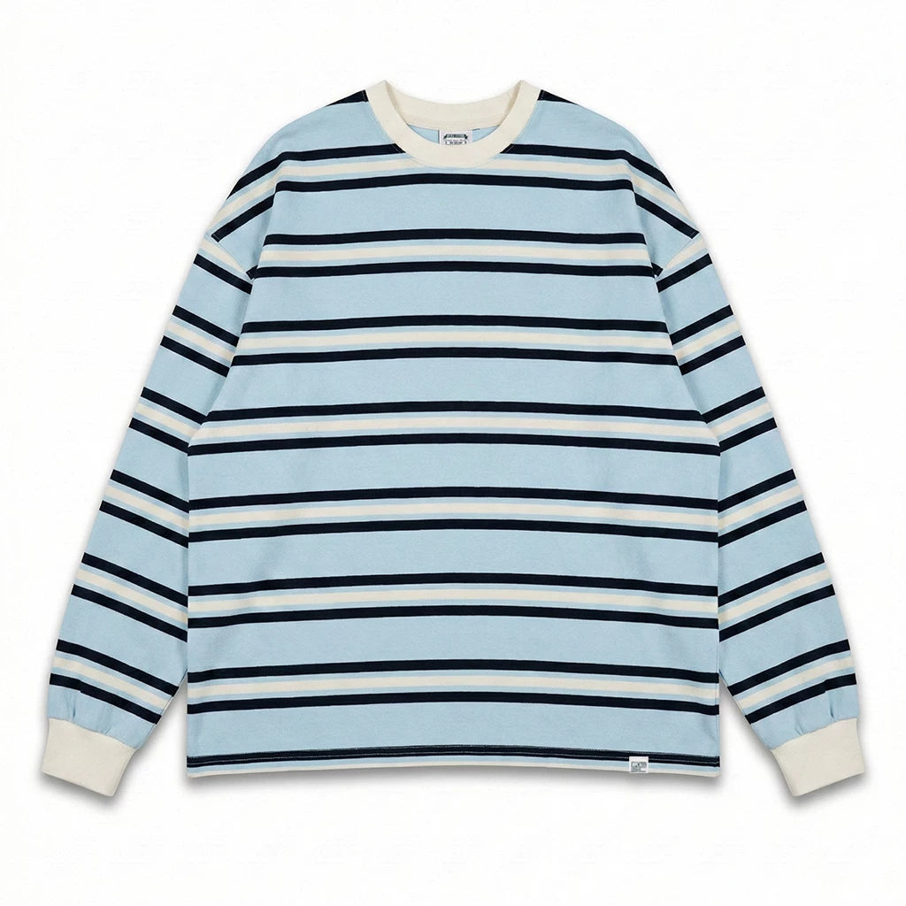 BPCALL Vintage Striped Versatile Long Sleeve