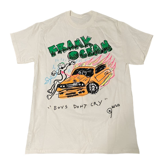 Wang Youbing Studio! FRANK OCEAN 260g 100% Cotton Tee