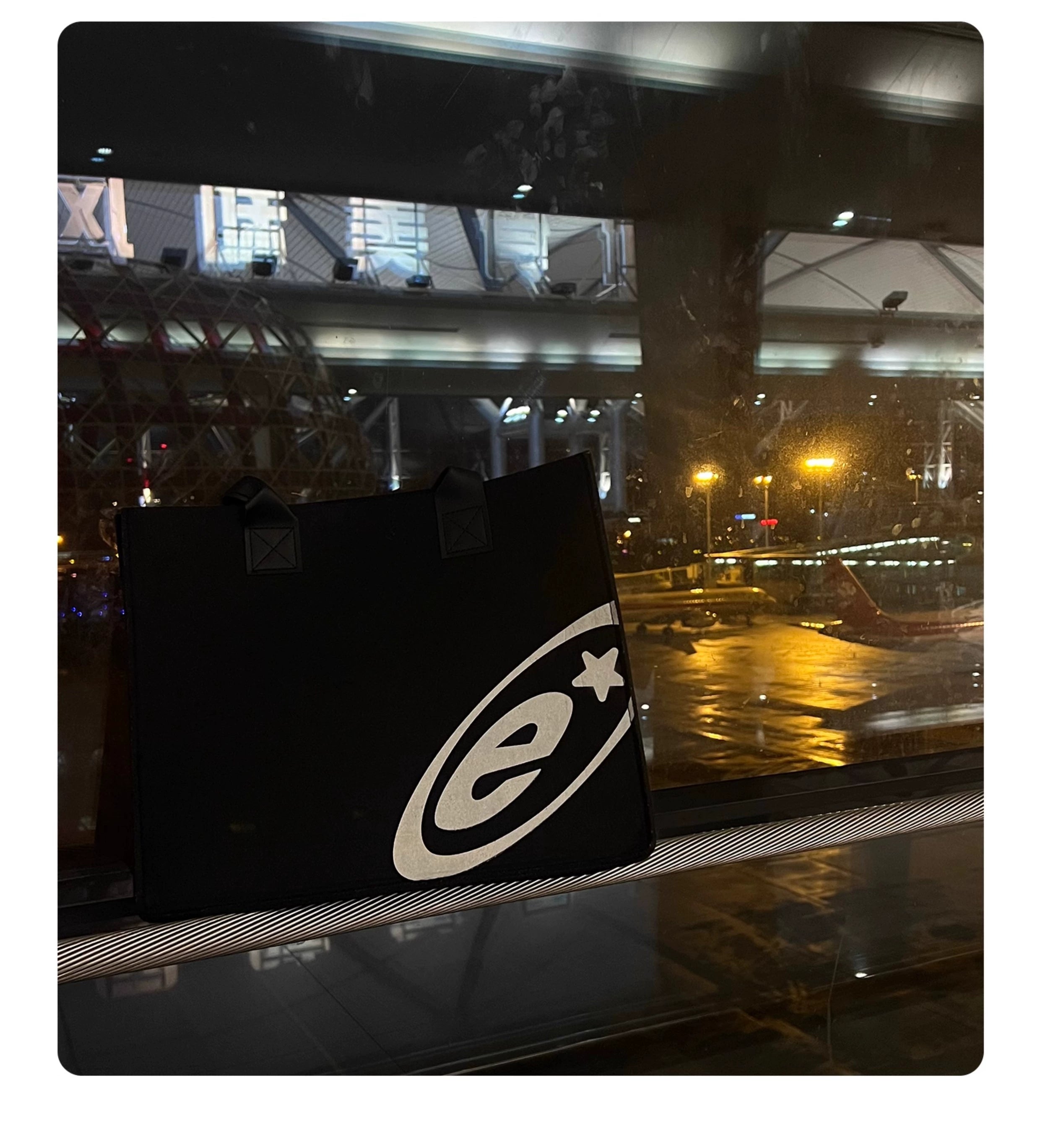 BTSG X EMCTWO original large-capacity LOGO student tote bag