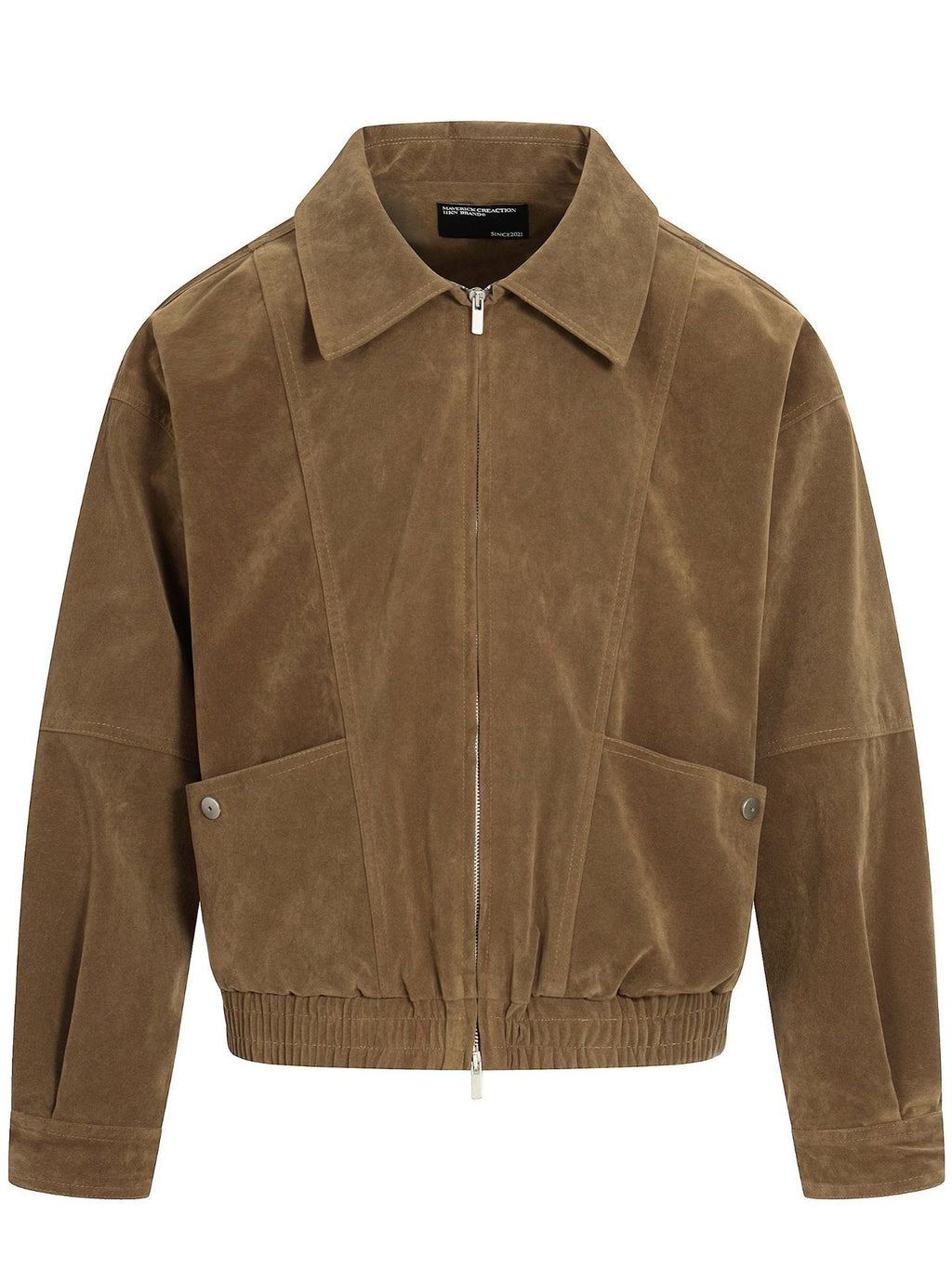 11KN Retro Thermal Imitation Leather Velvet Casual Lapel Jacket