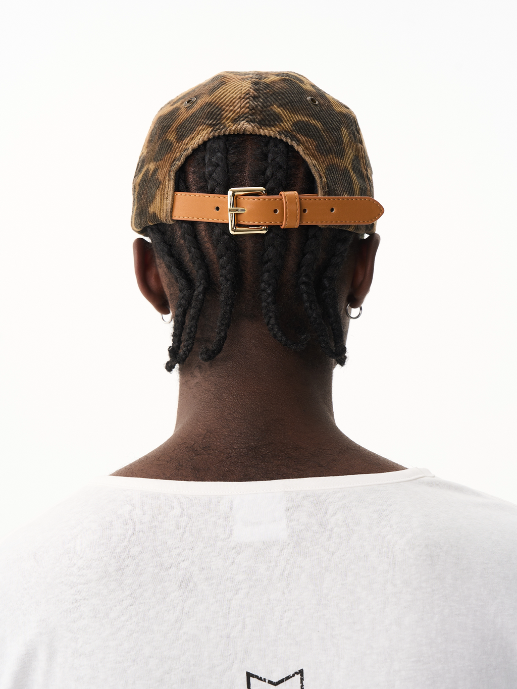 BLINDNOPLAN Camouflage Leopard Print Burr Stitching Cap