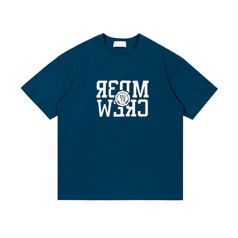 UNF mirror flip flocking pure cotton Tee