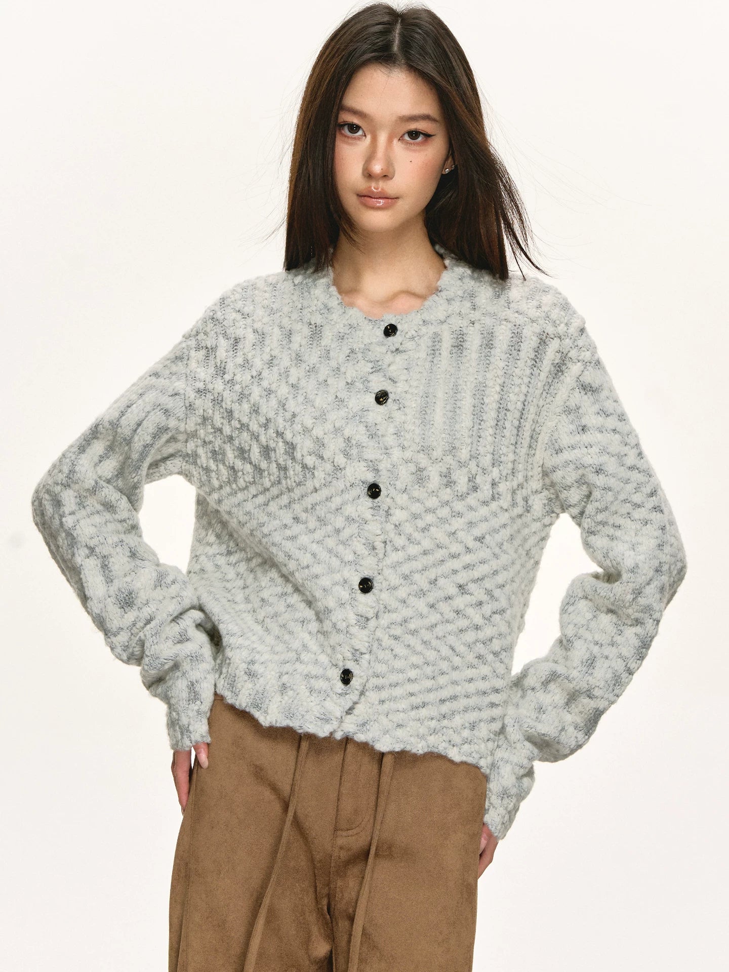 Anna Aneae Loose Temperament Warm Knitted Sweater