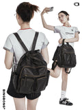 BINGBONG Retro Old Hand-held Large-capacity Backpack