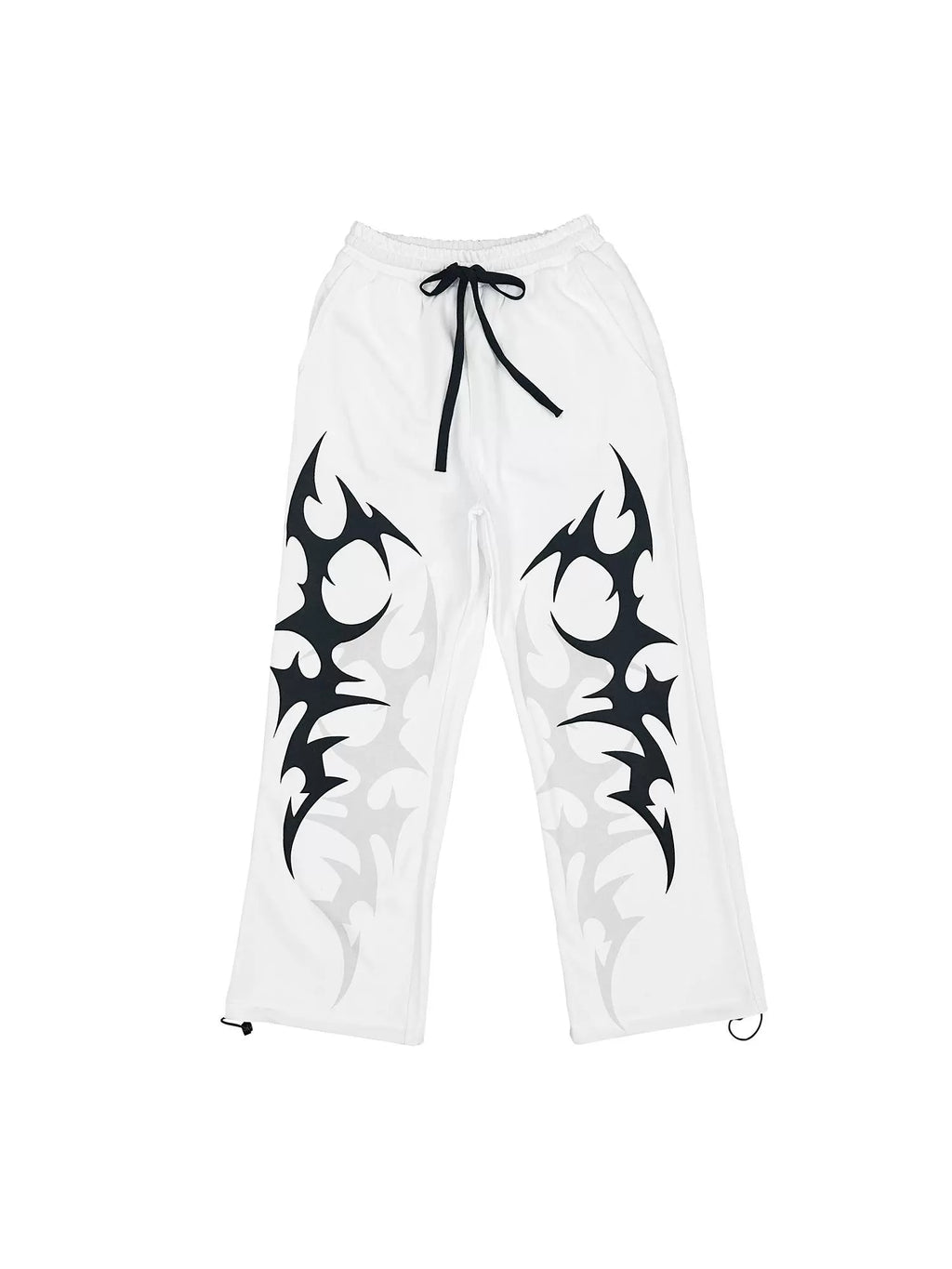 Wetbody Loose Middle Waist Straight Casual Sweatpants