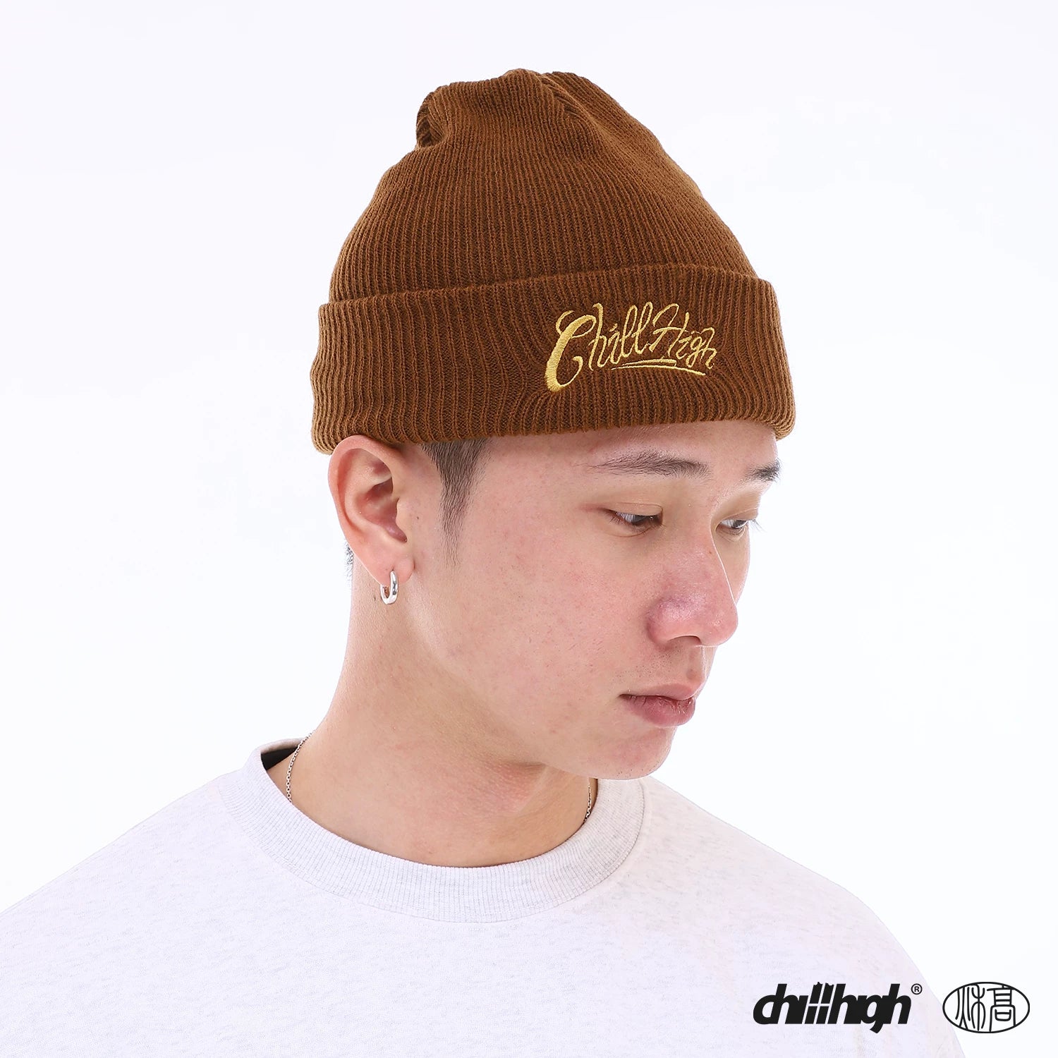 ChillHigh Vintage Embroidered Knitted Warm Wool Hat