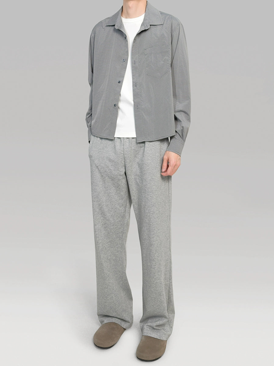 PLUS NO LOGO Original Yarn Sunscreen Striped Shirt