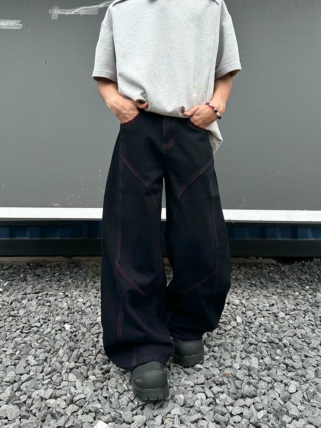 BF. BORFEND Scimitar Red Line Vintage Jeans