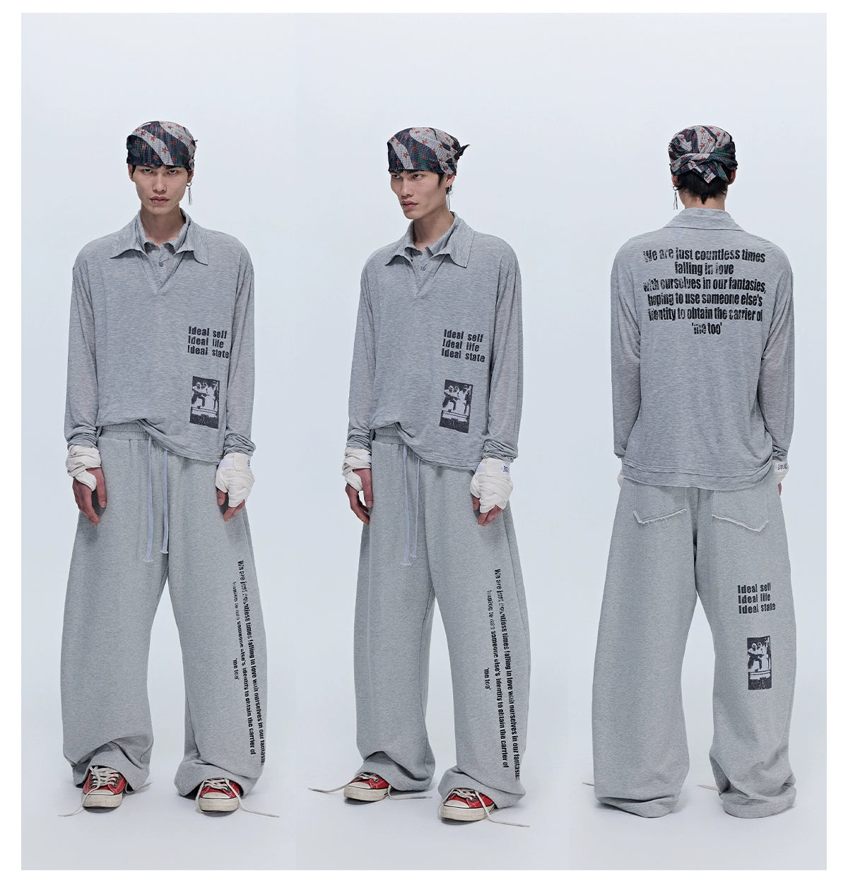 SGW "comfort zone" scimitar silhouette sweatpants