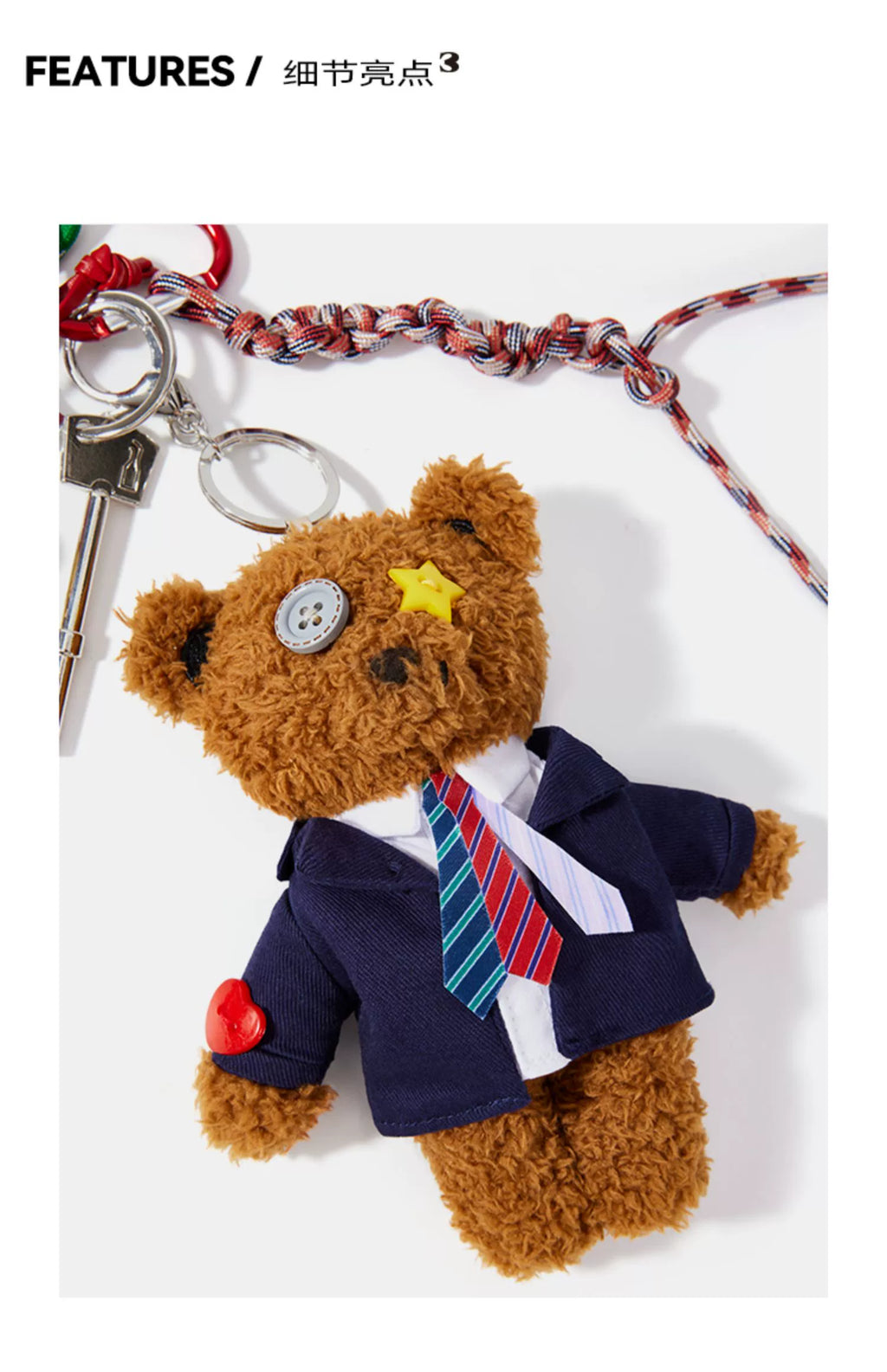 SmoSmos Rogue Bear Doll Pendant