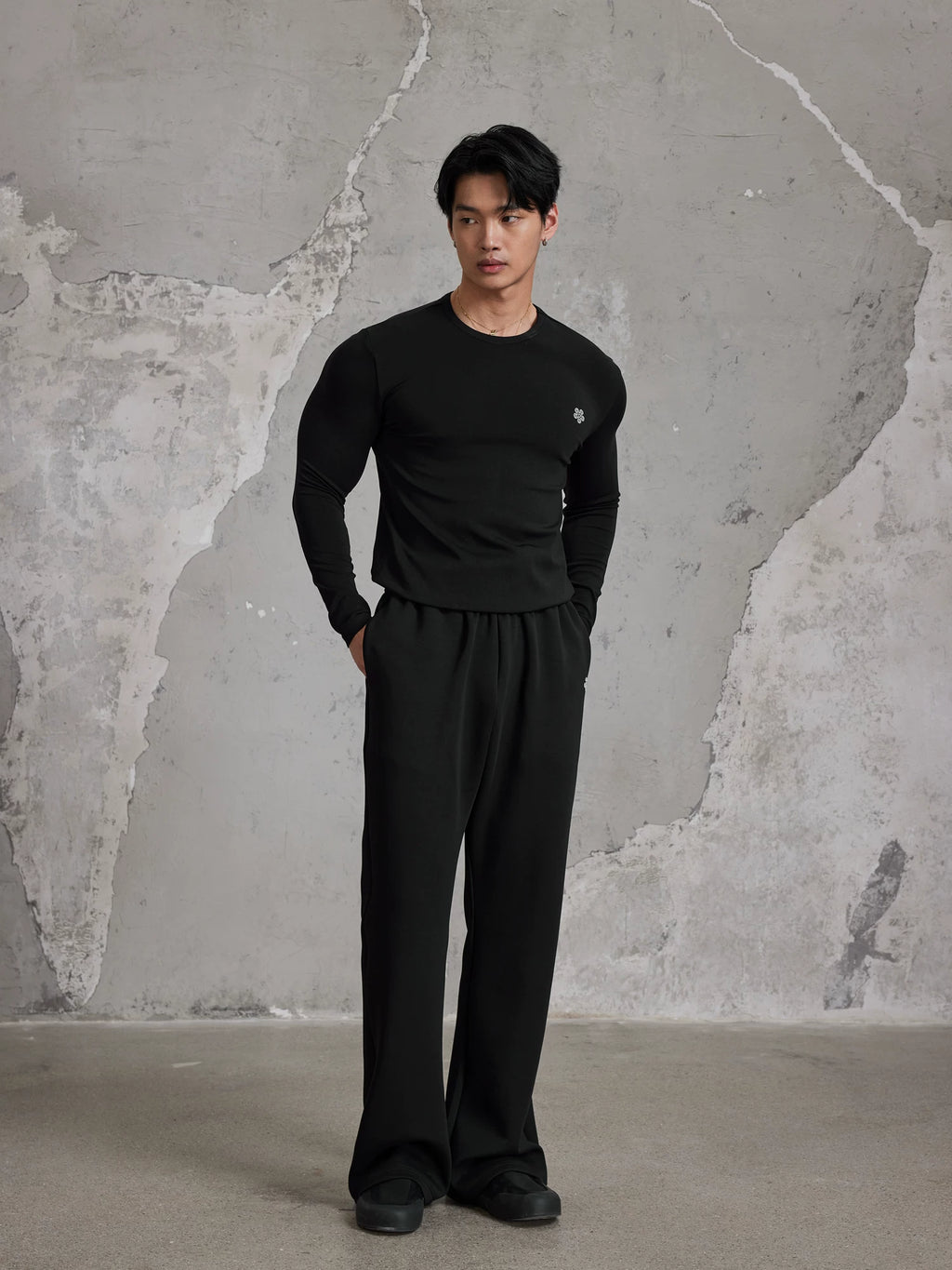 AFTERGLOW Sports Slim Fit Front Shoulder Warm Long Sleeves