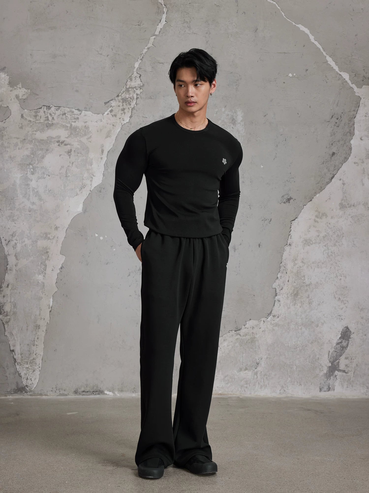 AFTERGLOW Sports Slim Fit Front Shoulder Warm Long Sleeves