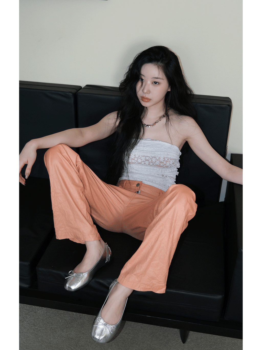 Mooreyu Split-toed Versatile Bow Shoes