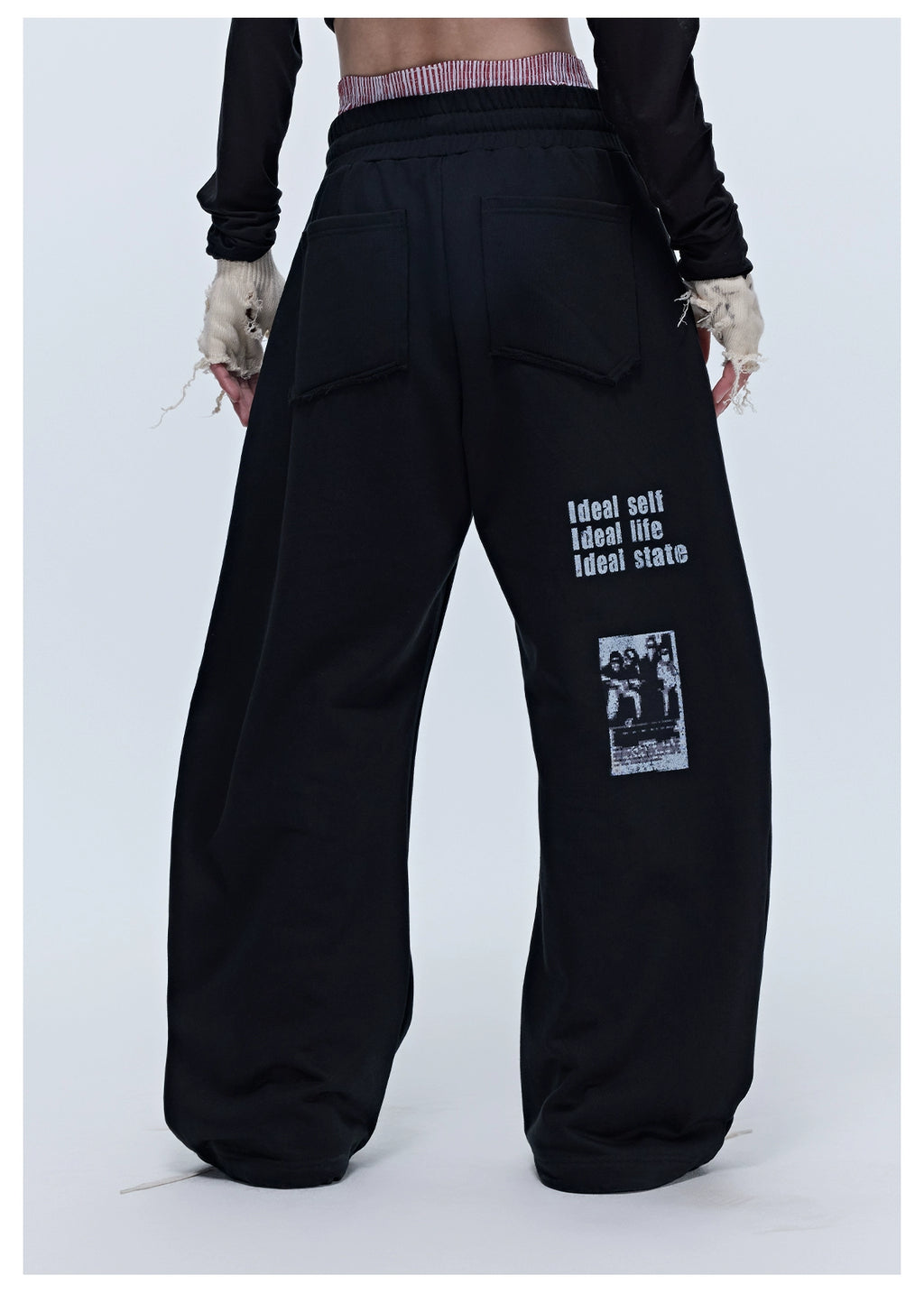 SGW "comfort zone" scimitar silhouette sweatpants