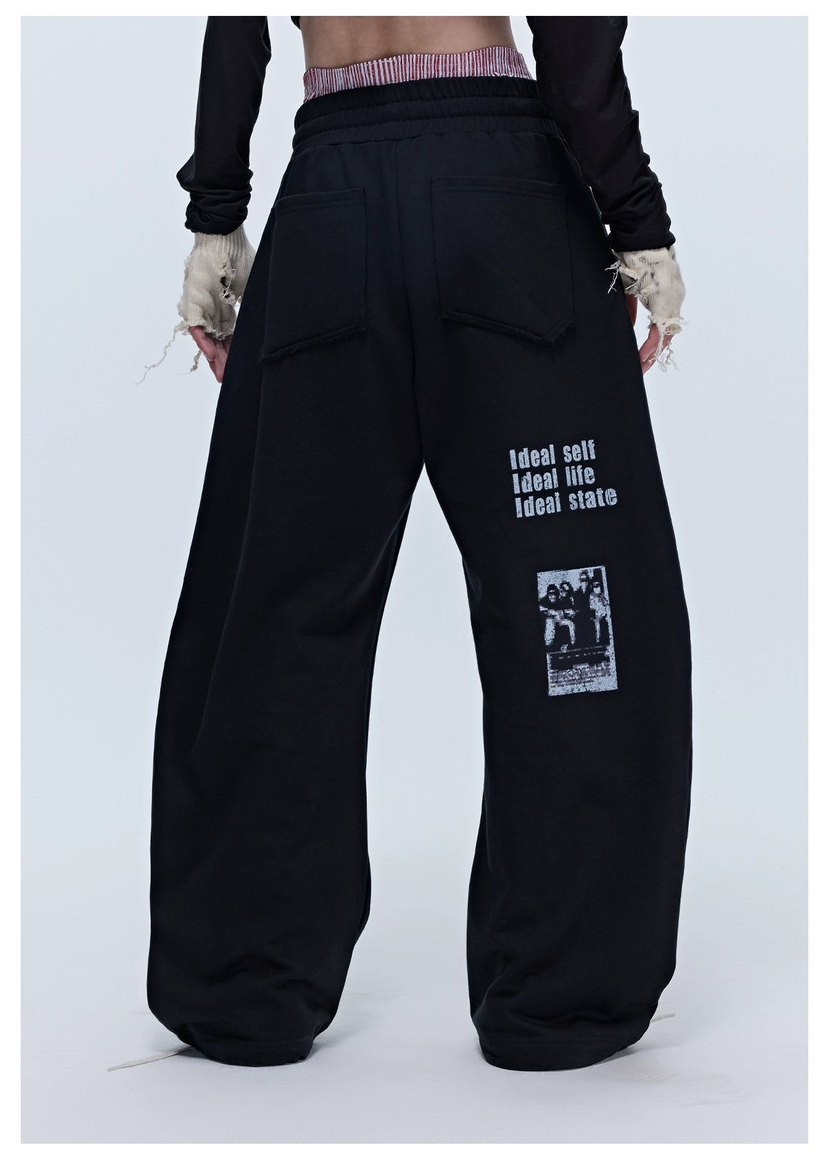 SGW "comfort zone" scimitar silhouette sweatpants