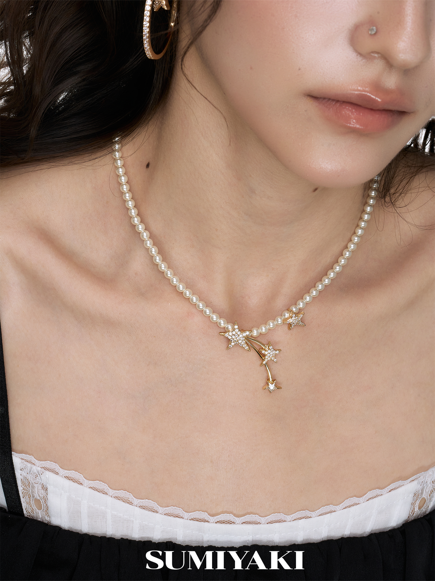 SUMIYAKI Exquisite Light Luxury Pearl Necklace