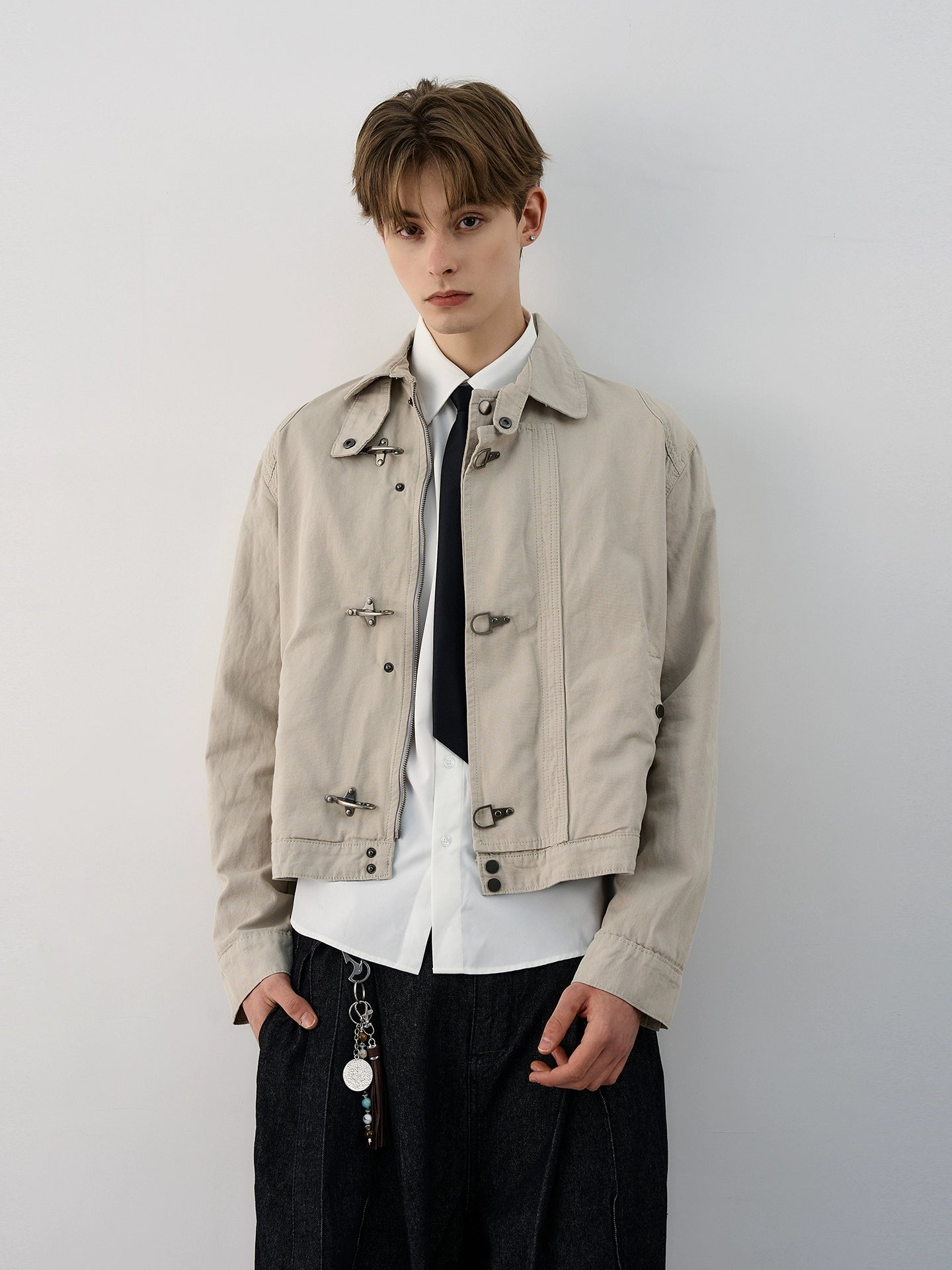 A PUEE Vintage Plane Button Work Jacket