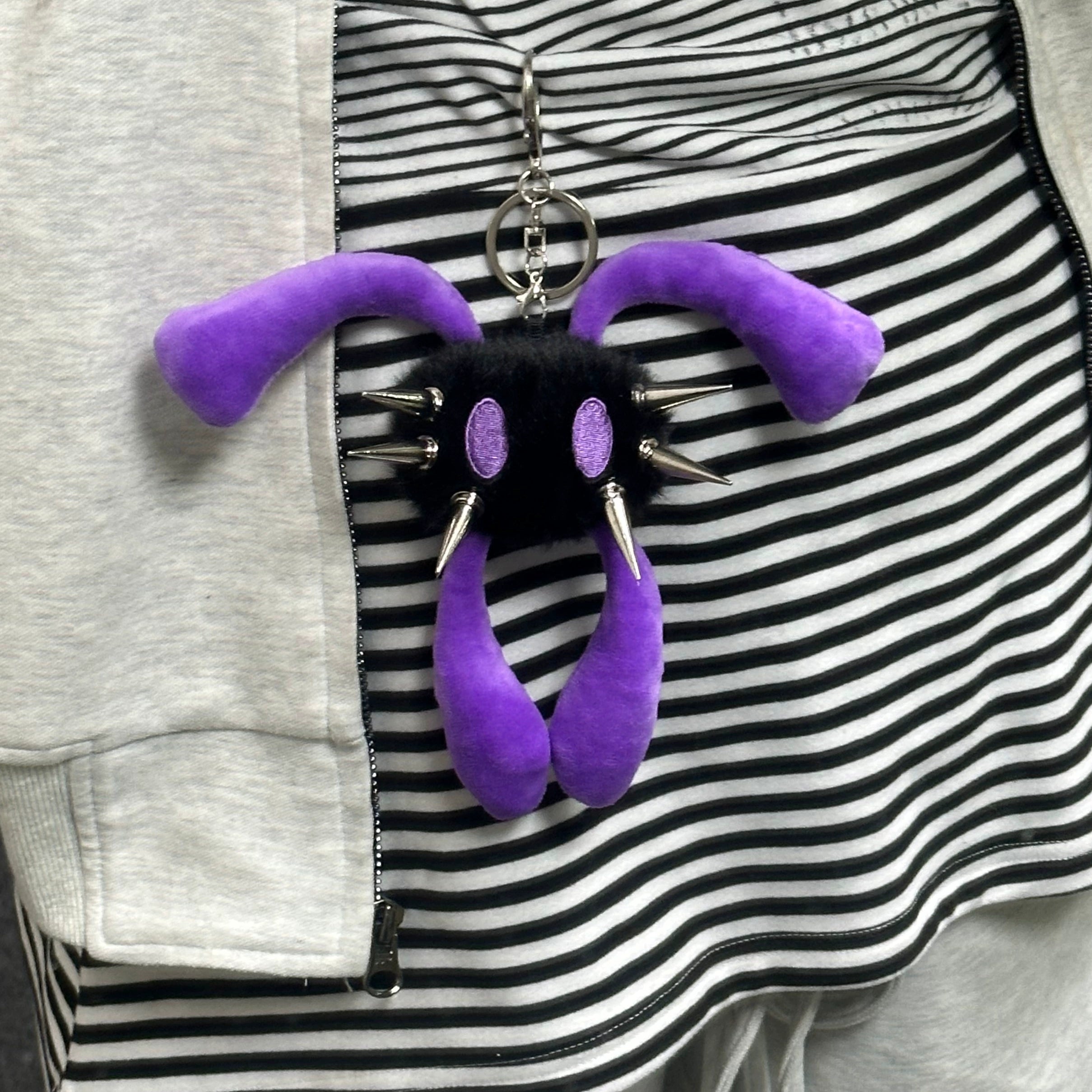 Antiphase Four-eared Rabbit Keychain Hanging Baby Pendant
