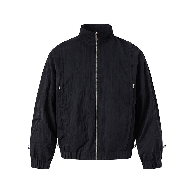 UNF Loose Long Sleeve Stand-Up Jacket