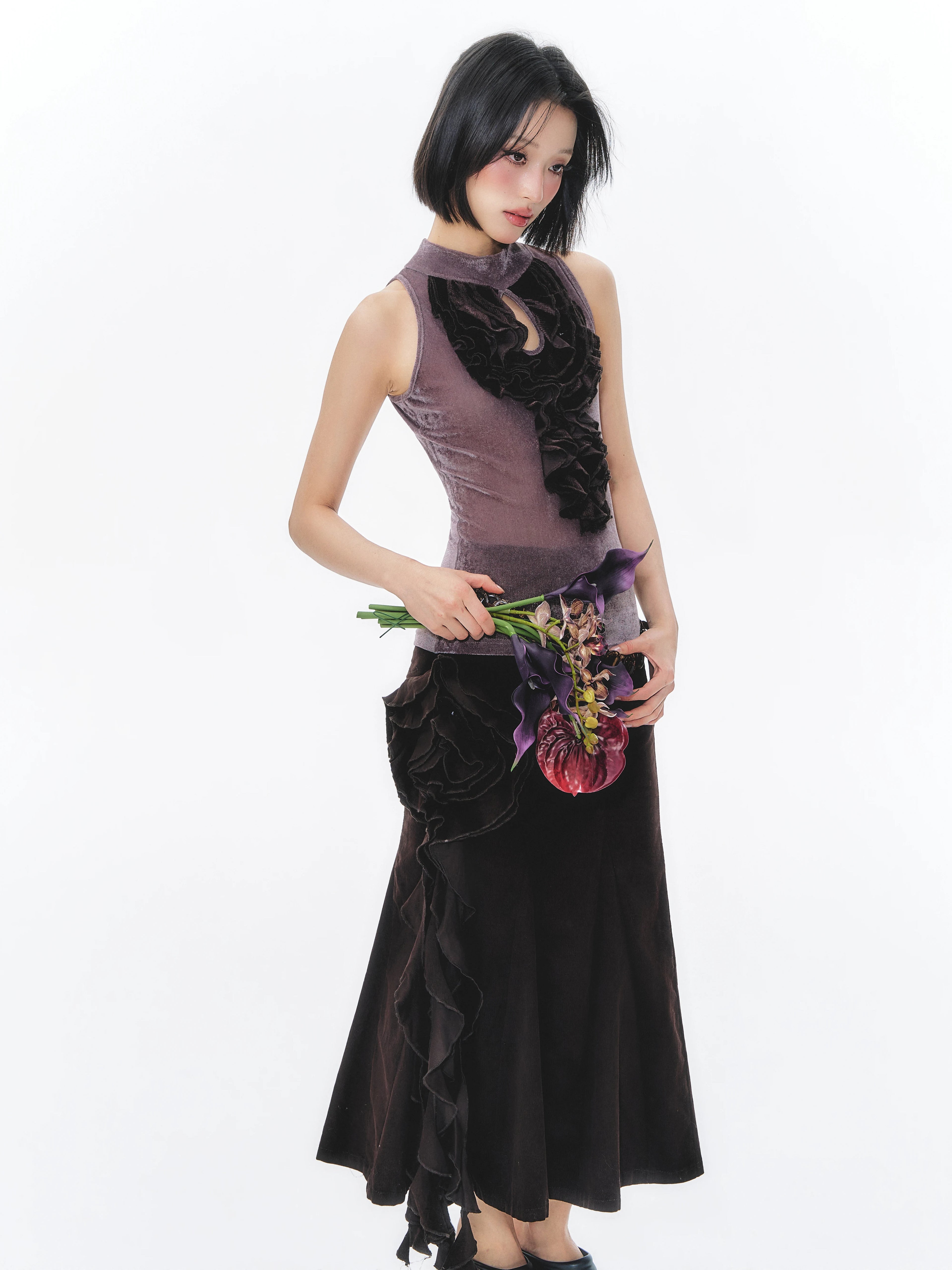YEDM Slim Fit Hollow Vest