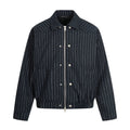 MADWITCH Vintage Simple Premium Striped Jacket