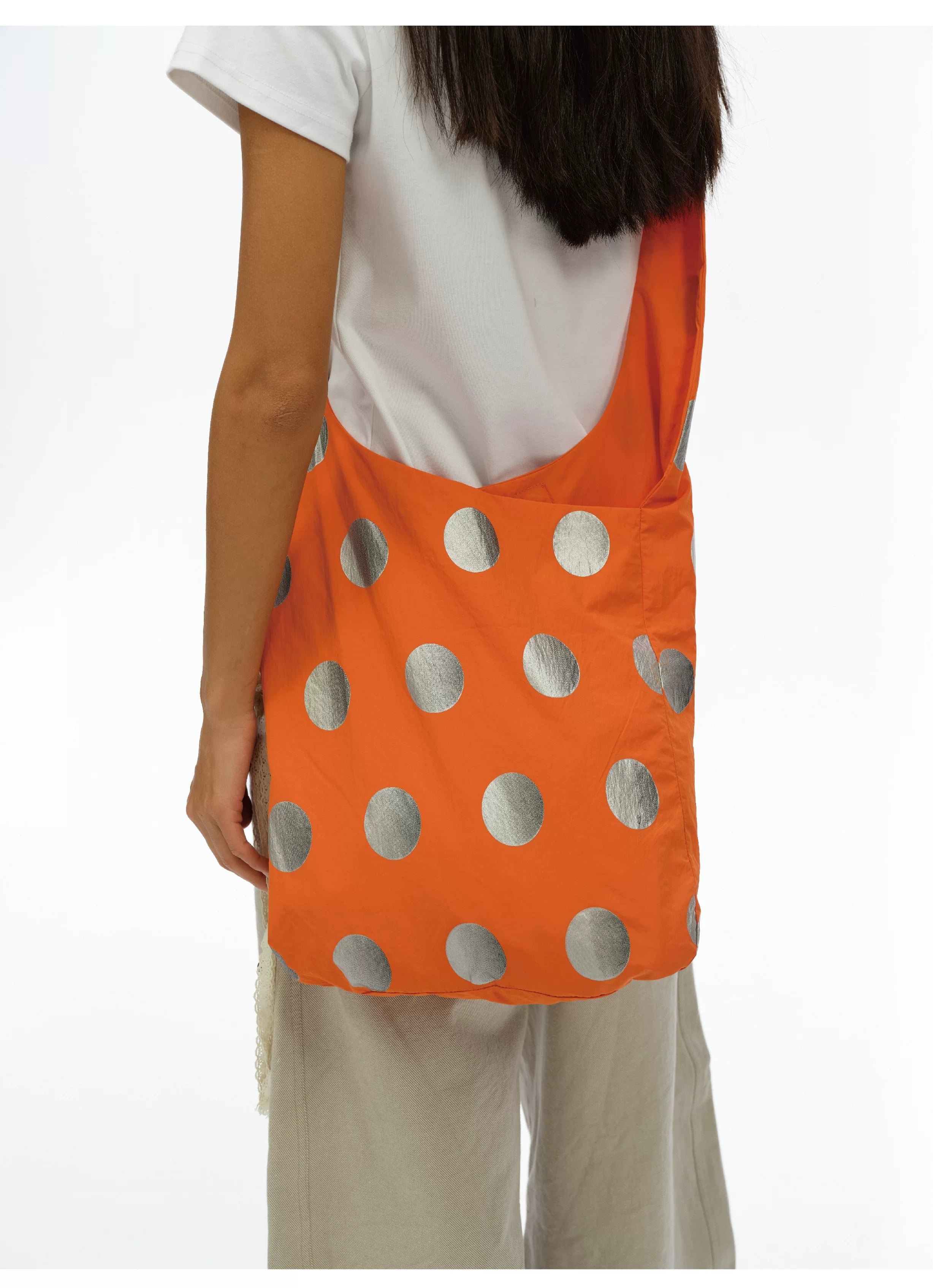 Oinimi Three-dimensional Gradual Change Polka Dot Messenger Bag