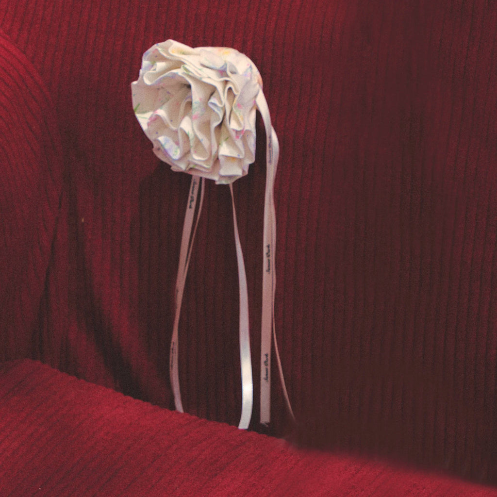 SunsetPark Handmade Flower Multi-colored Fringed Brooch