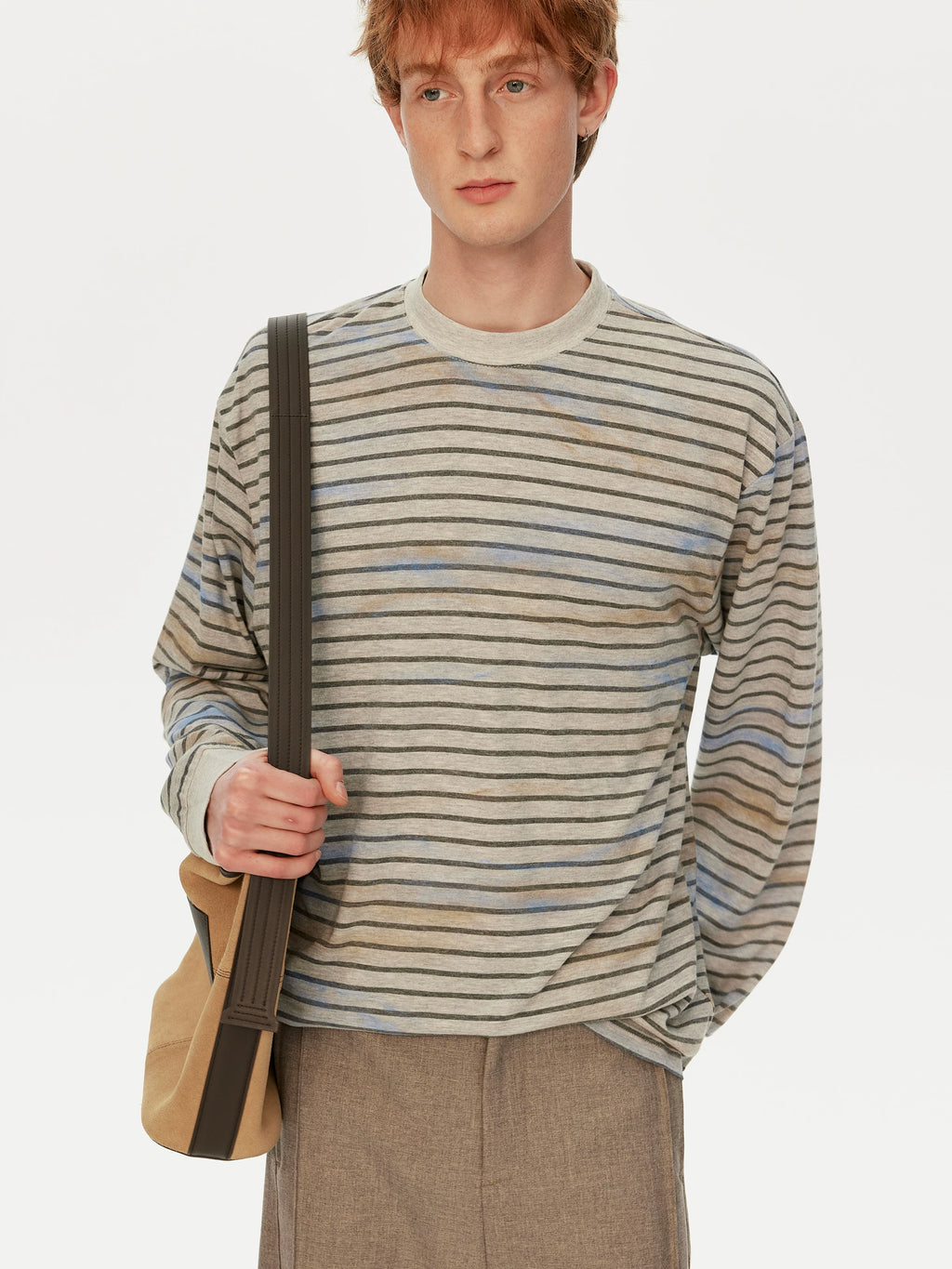 MADWITCH Vintage Stripe Loose Casual Long Sleeve