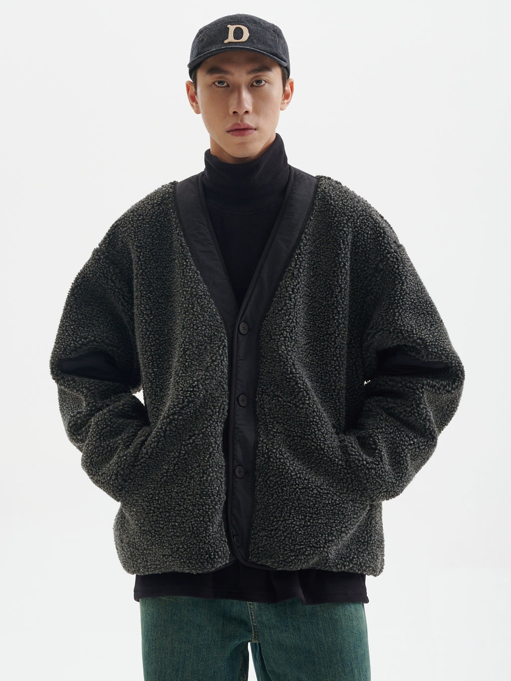 BUTTBILL 450G three-pin five-thread double-sided cotton Japanese Jacket