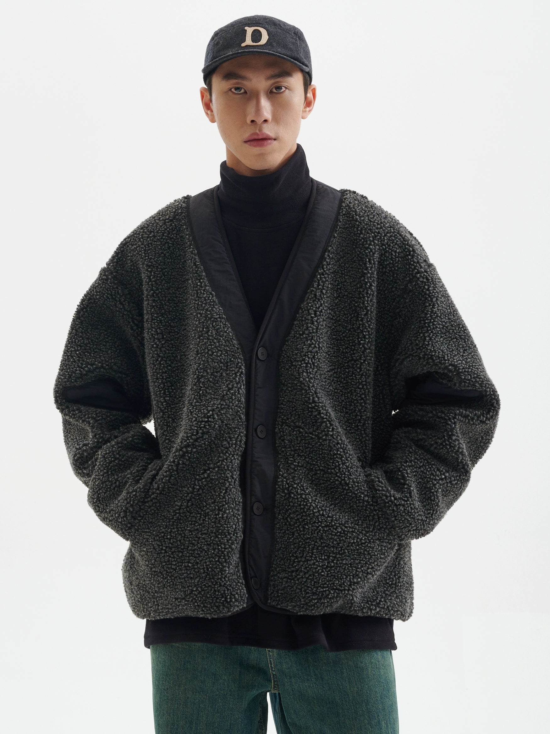 BUTTBILL 450G three-pin five-thread double-sided cotton Japanese Jacket
